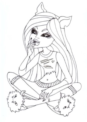 Clawd-Wolf-Monster-High-Coloring-Page-5 (mamun)