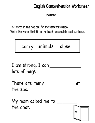 1st-Grade-English-Comprehension-Worksheets (kids)