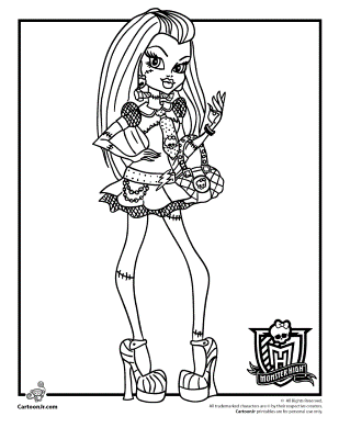 Jr.-Cartoon-Monster-High-Coloring-Arts (mamun)