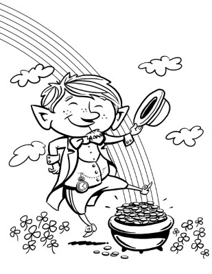 Leprechaun-Coloring-Pages-For-Free (kids)