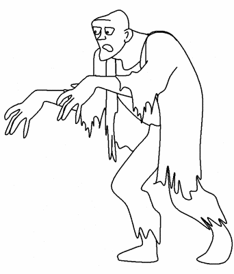Ghoulish-Zombie-Monster-Coloring-Page (kids)