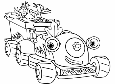 Car-Planter-Coloring-Page (kids)