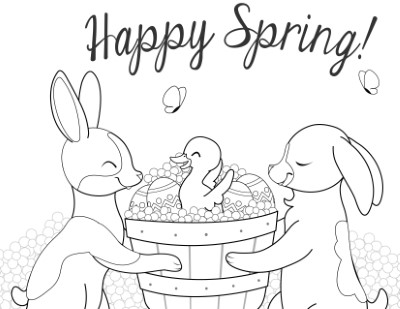 Happy-Spring-April-Coloring-Pages (kids)