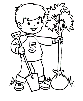 Boy-Planting-Tree-Coloring-Page (kids)