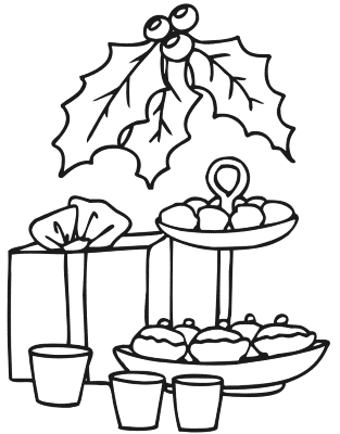 Christmas-Dessert-Coloring-Page (kids)