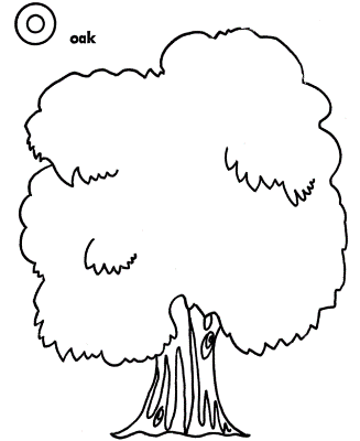 Oak-Tree-Coloring-Pages (kids)