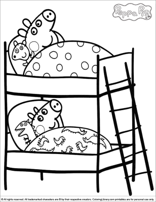 Peppa-And-George-On-Their-Beds (mamun)