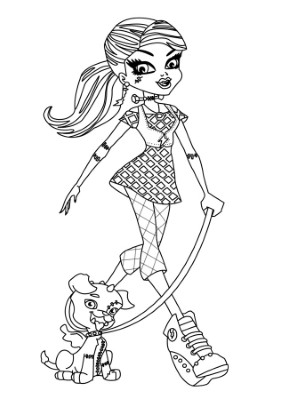Monster-High-Spectra-Vondergeist-Dancing-Coloring-Pages-6 (mamun)