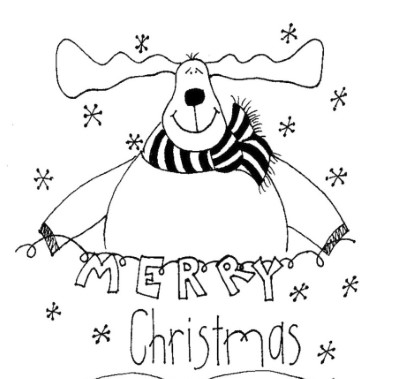 Merry-Christmas-Reindeer-Coloring-Page (kids)