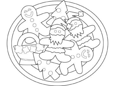 Plate-of-Christmas-Cookies-Coloring-Page (kids)