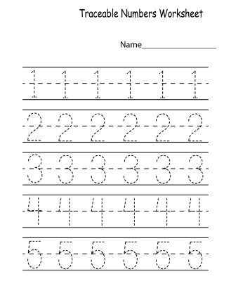 Numbers-Kindergarten-Handwriting-Worksheets (kids)