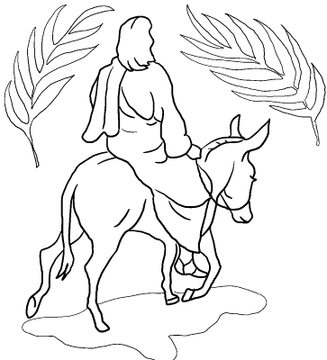 Jesus-Riding-Donkey-Palm-Sunday-Coloring-Page (kids)