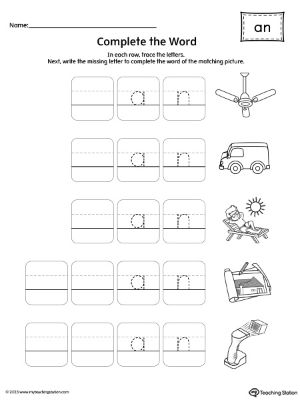 AN-Word-Family-Complete-Words-Worksheet