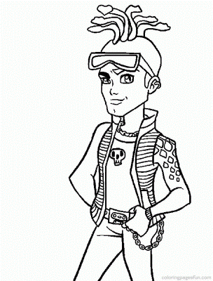 Monster-High-Ghoulia-And-Slow-Moe-Coloring-Arts-5 (mamun)