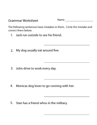 3rd-Grade-Grammar-Worksheet (kids)