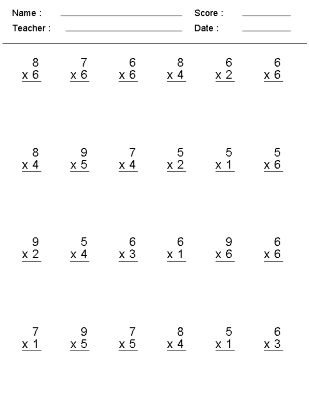 1st-Grade-Multiplication-Worksheets (kids)
