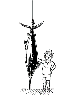 Caught-Swordfish-Coloring-Page (kids)