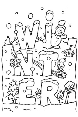 Winter-Coloring-Activity-Worksheet (kids)