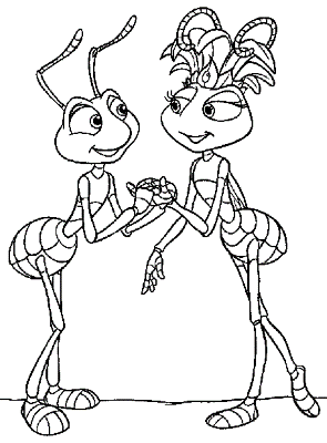 Flik-and-Atta-Bugs-Life-Coloring-Pages (kids)