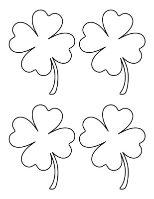 4-Four-Leaf-Clover-Coloring-Pages (kids)