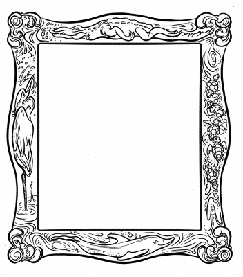 Fancy-Picture-Frame-Coloring-Page (kids)