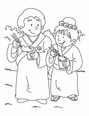 Chinese-New-Year-Meal-Coloring-Page (kids)