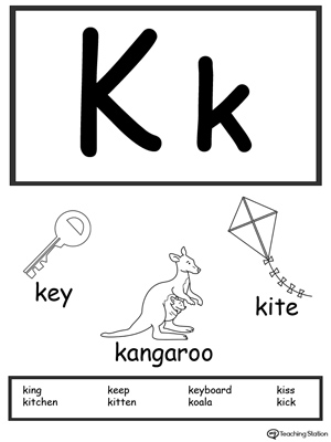 Alphabet-Flashcards-For-Preschooler-Letter-K