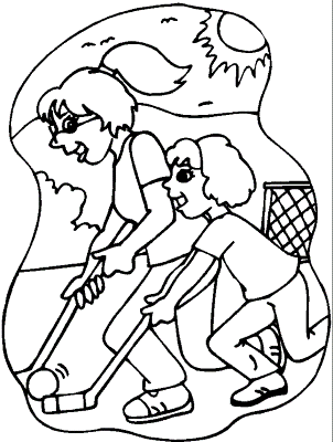 Girls-Playing-Field-Hockey-Coloring-Page (2) (kids)