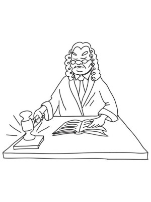 Big-Wig-Judge-Coloring-Page (kids)