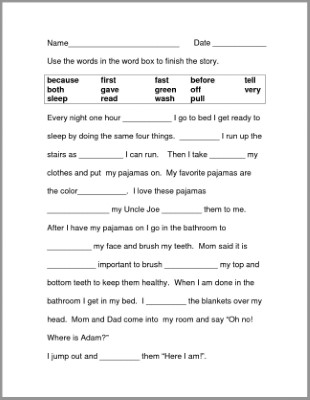 2nd-Grade-English-Worksheet-Finish-the-Story (kids)