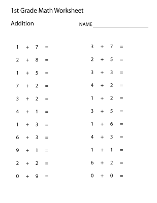 1st-Grade-Math-Worksheet (kids)