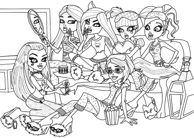 Simple-Way-To-Color-Monster-High-Coloring-Arts-4 (mamun)