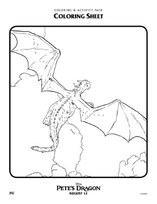 Movie-Petes-Dragon-Coloring-Page (kids)