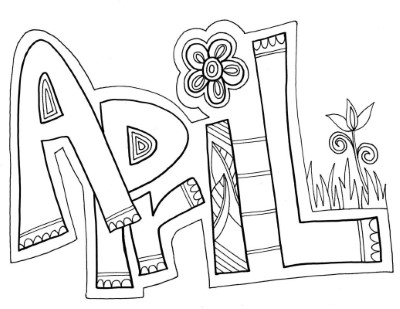April-Coloring-Pages (kids)