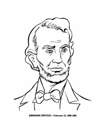 Abraham-Lincoln-Presidents-Day-Coloring-Sheet (kids)