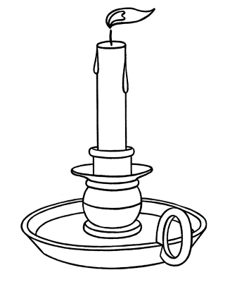 Candle-in-Holder-Coloring-Page (kids)
