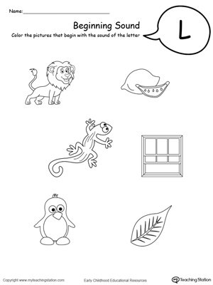 Phonics-Letter-Beginning-Sound-L