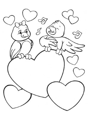 Two-Love-Birds-Valentines-Day-Coloring-Page (kids)