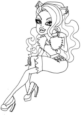 Clawd-Wolf-Monster-High-Coloring-Page-6 (mamun)