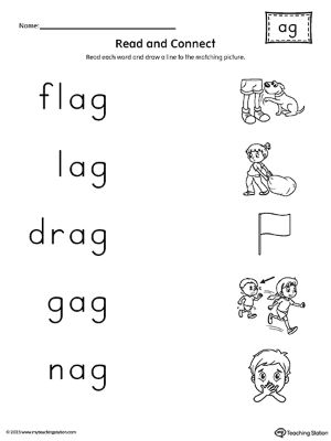 AG-Word-Family-Read-and-Match-Words-to-Pictures-Worksheet