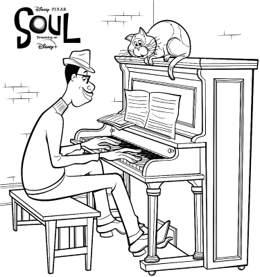 Joe-Playing-Piano-Soul-Movie-Coloring-Page (kids)