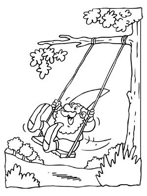 Swinging-Gnome-Coloring-Page (kids)