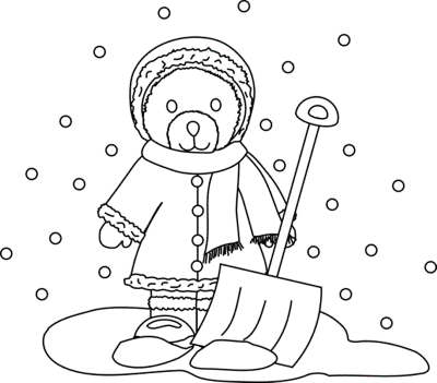 Bear-Shoveling-Snow-Coloring-Page (kids)