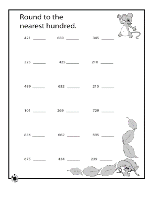 2nd-Grade-Math-Worksheets-Rounding (kids)