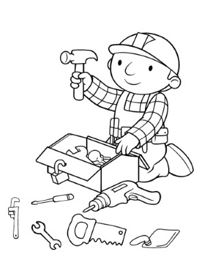 Building-with-Tools-Coloring-Page (kids)
