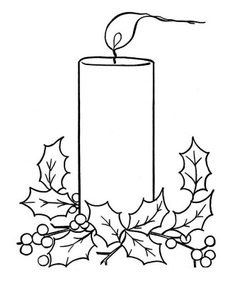 Winter-Candle-Coloring-Page (kids)