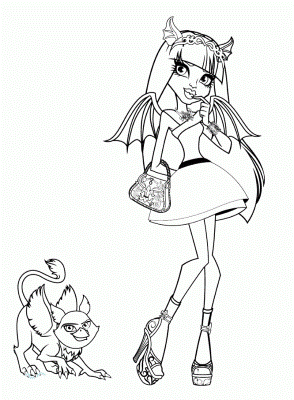 Monster-High-Ghoulia-And-Slow-Moe-Coloring-Arts-6 (mamun)