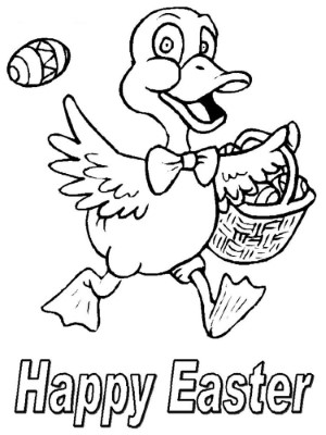 Easter-Sunday-Duck-Coloring-Page (kids)
