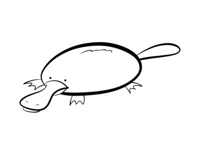 Platypus-Drawing-Coloring-Page (kids)