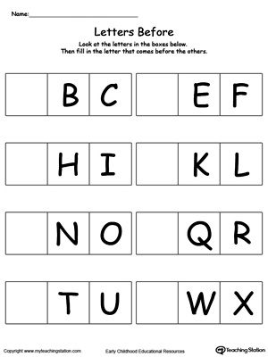 Complete-The-Letter-Before